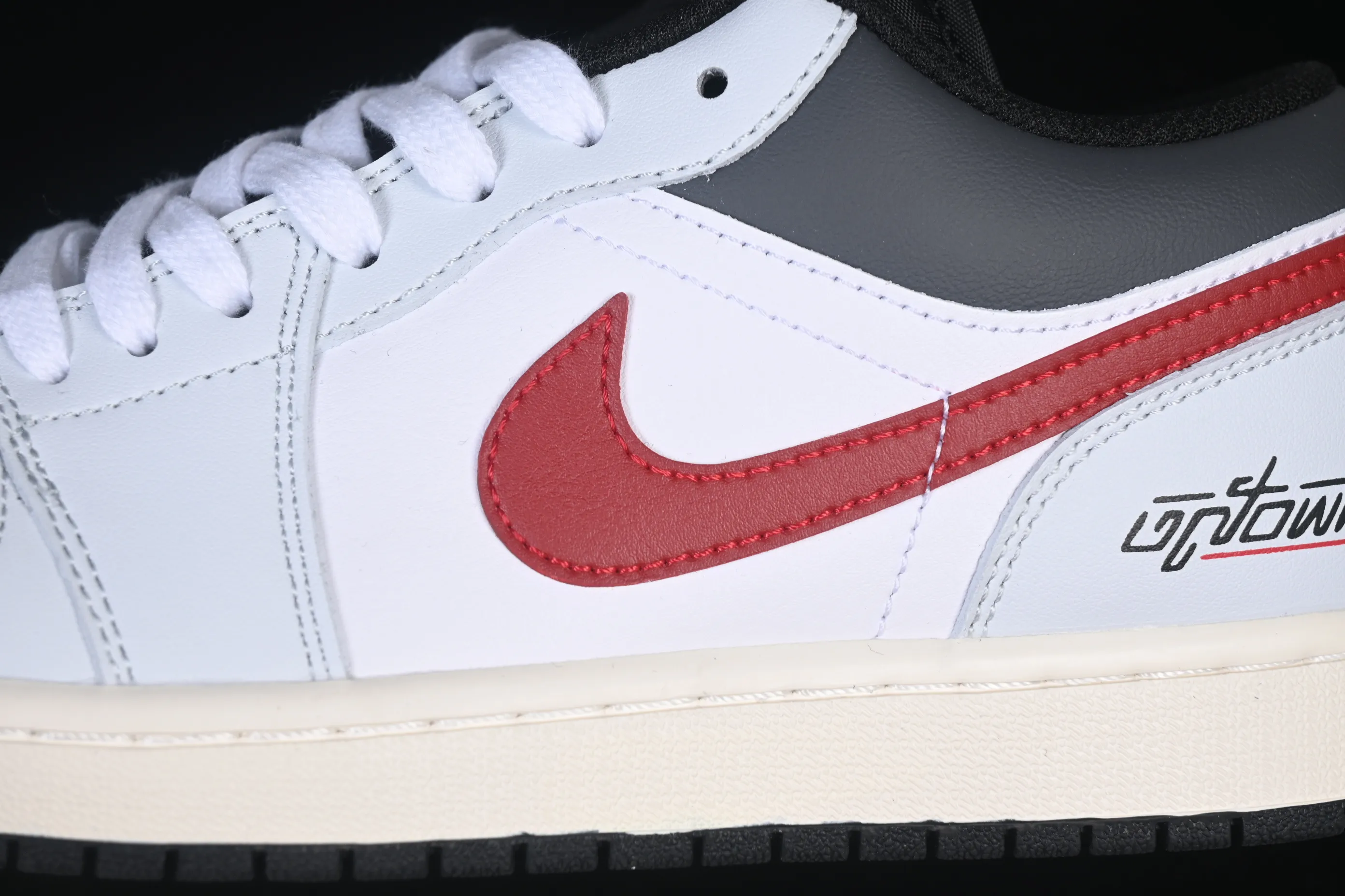 All categories Air Jordan Jordan series basketball shoes Air Jordan 1 Low Air Jordan 1 Low AJ1 Joe 1 rice white red low-top retro culture basketball shoes 553558-081
